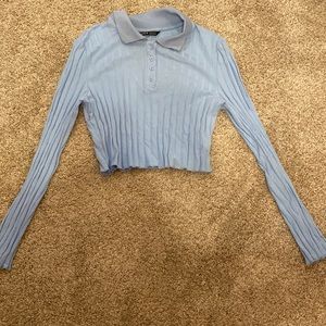 Shein cropped shirt!